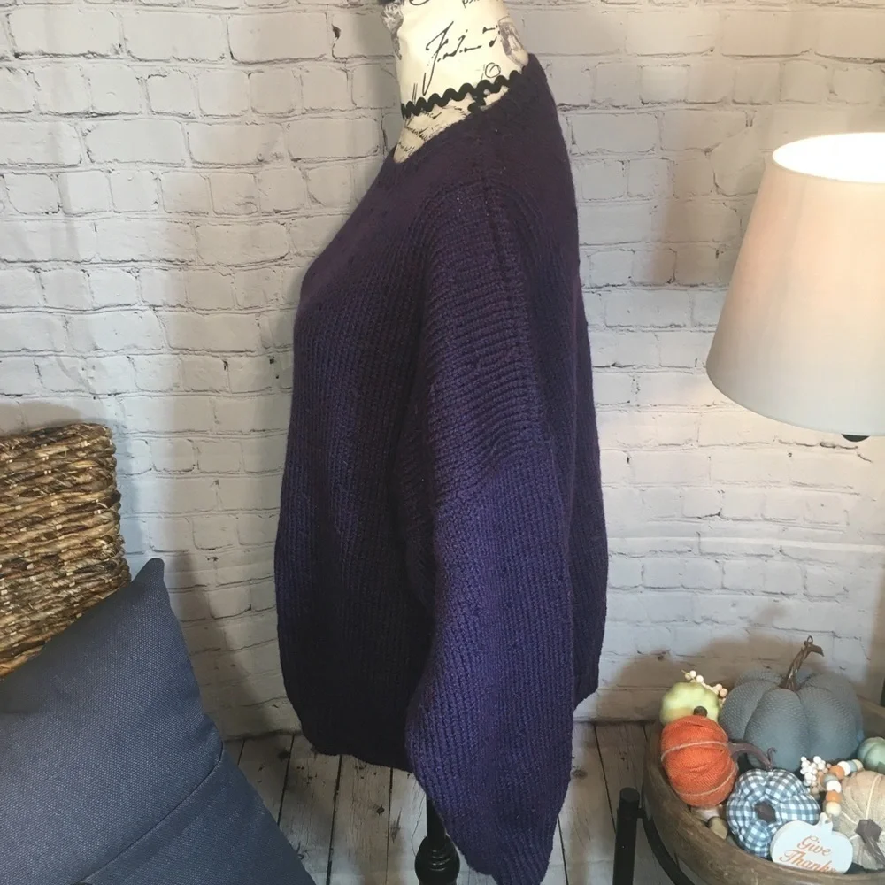Markim Original plum knit sweater